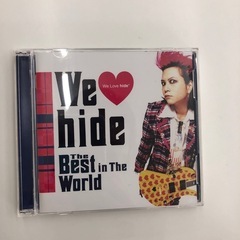 【美品】hide CD We Love hide オリジナルTシャツ付の画像
