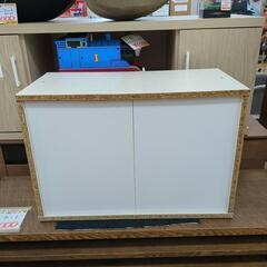 キャビネット　ガラス扉付　  (59✕30✕39.5cm/収納棚)【こちらは店舗です。浜村鹿野温泉ICから3分 買取本舗 宮本リサイクル 営業時間9～19時 定休日水曜のみ←連絡できませんm(_ _)m】の画像