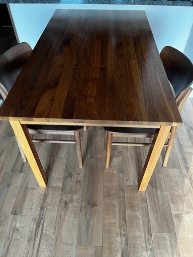 無印良品　ダイニングテーブル＋チェア2脚セット