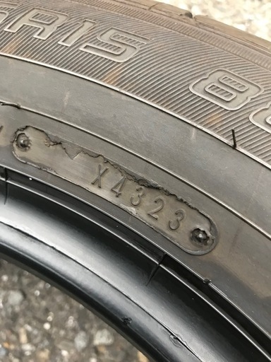 中古ダンロップ　185/65r15   2本