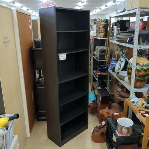 多目的本棚　大容量　 (6段/60cm幅)背面板浮きあり【こちらは店舗です。浜村鹿野温泉ICから3分 買取本舗 宮本リサイクル 営業時間9～19時 定休日水曜のみ←連絡できませんm(_ _)m】