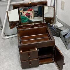 0310-432 コスメボックス　三面鏡の画像