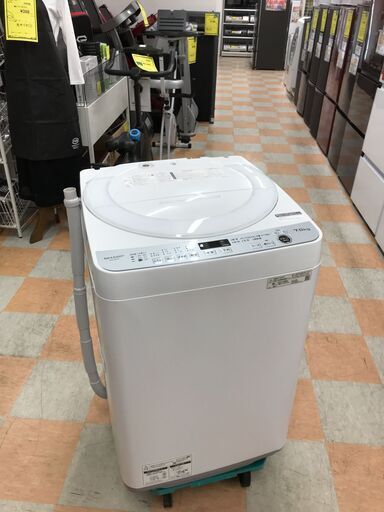 ★ジモティ割引あり★ 洗濯機 7.0kg シャープ ES-GE7F 2022年製 W(幅)56.5cm×D(奥行き)53.8cm×H(高さ)89.8cm ※動作チェックOK/6ヶ月保証