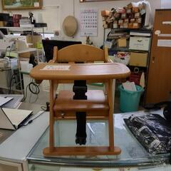 木製ベビーチェア ¥3000(42✕38✕50cm/座面高23cm)【こちらは店舗です。浜村鹿野温泉ICから3分 買取本舗 宮本リサイクル 営業時間9～19時 定休日水曜のみ←連絡できませんm(_ _)m】の画像