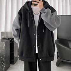 【未使用品】パーカー トレーナー フード付き おしゃれ カジュアル シンプル 裏起毛 Sの画像