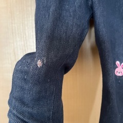 スカートパンツ 穴あき 80サイズの画像