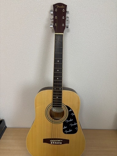 美品　Fender フェンダー　ミニギター　トラベルギター　ソフトカバー付き