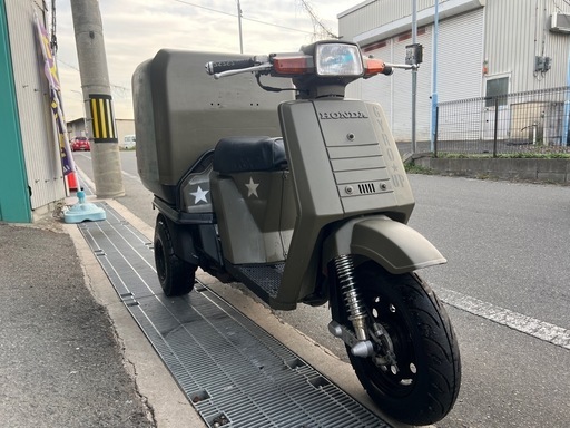 ワイド化済み‼️ ホンダ GYRO UP TA01 箱付き カーキ色 大阪発