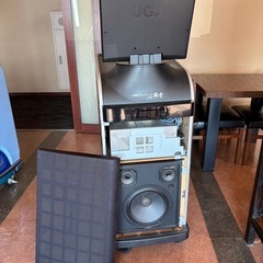 カラオケ機器（移動式）マイク、デンモクは無し