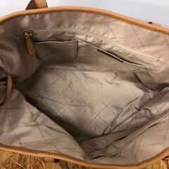 【ジャングルジャングル岩出店】【A558】トートバッグ MICHAEL KORS ブラウン  幅44cm×奥行17cm×高さ28cm の画像