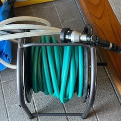 ホースとホースリールのセット
