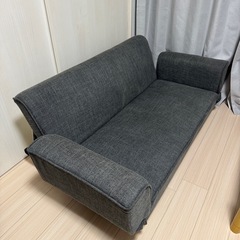 ベッドソファ　LOWYAダークグレー
