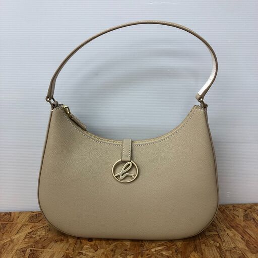 【A559】ショルダーバッグ agnes b PAS13-10 ベージュ 幅28cm×奥行8cm×高さ20cm