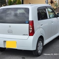 平成19年式　スズキ　ホワイト　アルト　E 車検長い　乗って帰れるの画像
