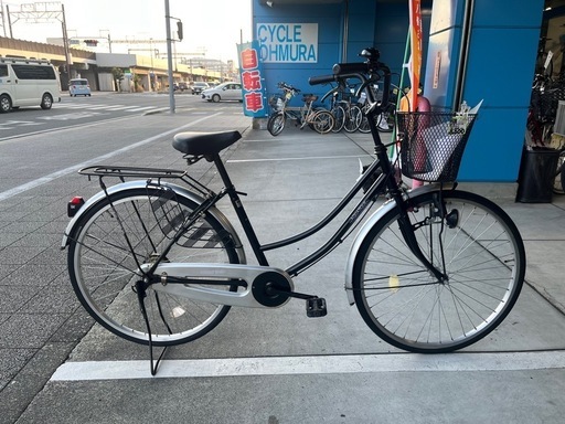 【完売御礼】【大人用】整備済 Aquatique 26型 中古自転車 婦人車 黒色 <自転車のオオムラ 静岡店>