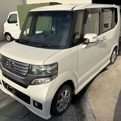 平成25年　NBOXカスタムG　SS　白　車検2年付の画像
