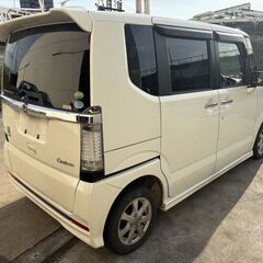 平成25年　NBOXカスタムG　SS　白　車検2年付の画像