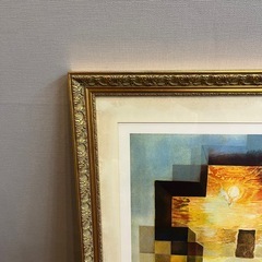 【真作】サルバドール・ダリ 裸のガラ アブラハム・リンカーン 額装 直筆サイン リトグラフ 絵画の画像