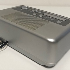 M【中古品】Panasonic パナソニック RC-6266-S FM-AMクロックラジオ 目覚まし時計 ラジオ シルバー FMワイドバンドの画像
