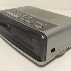 M【中古品】Panasonic パナソニック RC-6266-S FM-AMクロックラジオ 目覚まし時計 ラジオ シルバー FMワイドバンドの画像