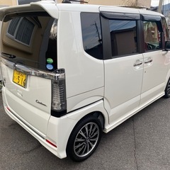 h28後期型　nboxカスタム　GターボLパッケージ　車検満タンタイヤ4本新品の画像