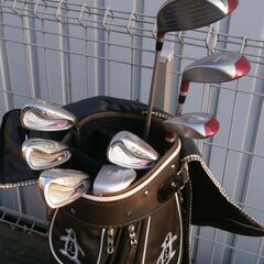 マンシングウェアのキャディバッグとWilson ウィルソン Ti...