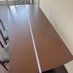 【木製ダイニングテーブルのみ　値下げしました】の画像