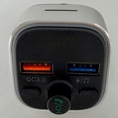 FMトランスミッター ブルートゥース　Bluetooth 車載充電器 USB スマホ　充電 カーチャージャー シガーソケットの画像