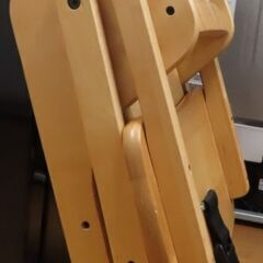 ♪澤田木工所 テーブル付ベビーチェア ローチェア 折りたたみ 札幌♪の画像