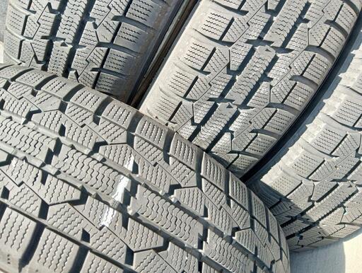 冬【富山】日本製 トーヨー 165/65R14  ルーミー パッソ タンク ソリオ ハスラー 中古４本 TOYO OBSERVE GIZ 14インチ 末期山 スタッドレス