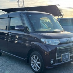 【支払総額15.8万円】後期型タントカスタム車検令和8年12月機関良好 片側パワスラ 修復歴無し！タイヤバリ山♩お手頃ハイトワゴン♩の画像