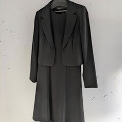 礼服　喪服　ブラックフォーマル　ワンピース　ジャケット　9号