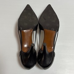 ペリーコ　PELLICO パンプス　ポインテッドトゥ　24.5cm　レザー　黒の画像