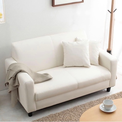 【極美品】ソファ　2人掛け　コンパクト