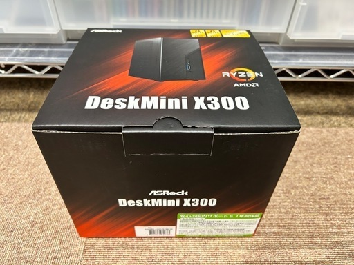 【未使用】ASRocK DeskMini X300 Ryzen 小型ベアボーン PC 