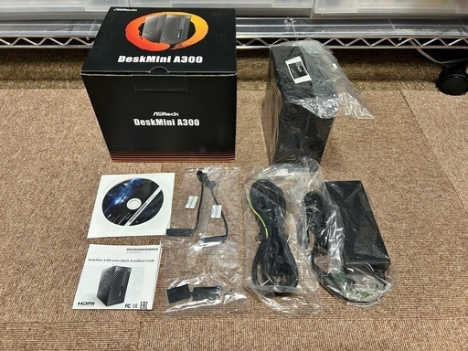 ASROCK Deskmini A300 Ryzen 小型 ベアボーン