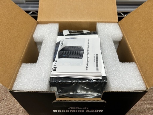 ASROCK Deskmini A300 Ryzen 小型 ベアボーン