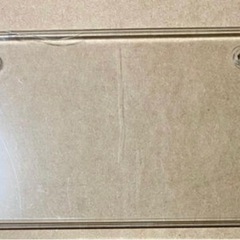 新品ナンバーカバー