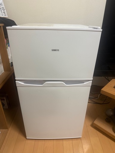 2ドア　コンパクトな冷蔵庫