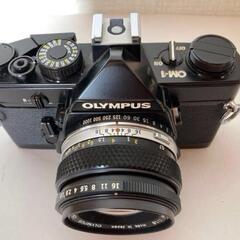 【完動品】オリンパス OM-1 35ミリ一眼レフカメラ OLYMPUS OM ワインダー2 オリンパス レンズフード / Used in Japan 中古 vintage OMの画像