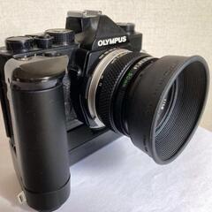 【完動品】オリンパス OM-1 35ミリ一眼レフカメラ OLYMPUS OM ワインダー2 オリンパス レンズフード / Used in Japan 中古 vintage OMの画像