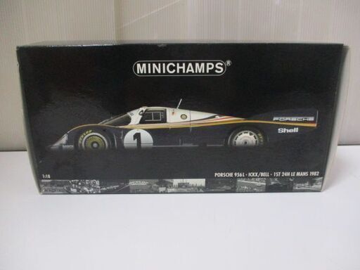 GΣ76 ミニカー ミニチャンプス ポルシェ 1/18 956L ル マン 24h 1982 ＃1 ホワイト×ネイビー MINICHAMPS Porsche Le Mans Winners Shell