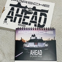 PORSCHE AHEAD 2025卓上カレンダー (Blacky) 船橋のその他の中古