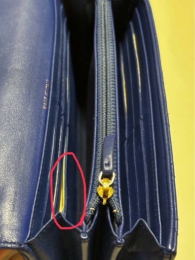 CHANEL ラムスキン 長財布
