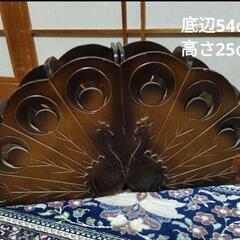 m木製 孔雀 収納ラックインテリア 