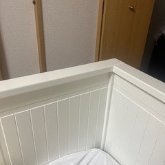 早め希望IKEA ヘムネス　白　ベッド フレーム　マットレス付き