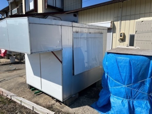 軽トラ用荷台　手作り　移動販売に