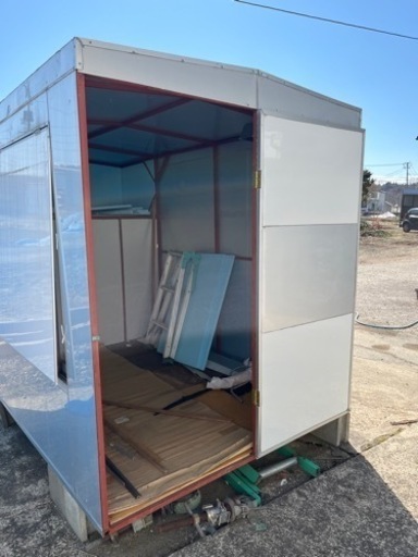 軽トラ用荷台　手作り　移動販売に
