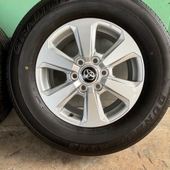 ランクル300AX 純正ホイール　走行100キロ 純正ホイールナット付きの画像