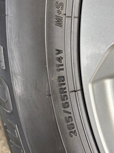ランクル300AX 純正ホイール　走行100キロ 純正ホイールナット付き